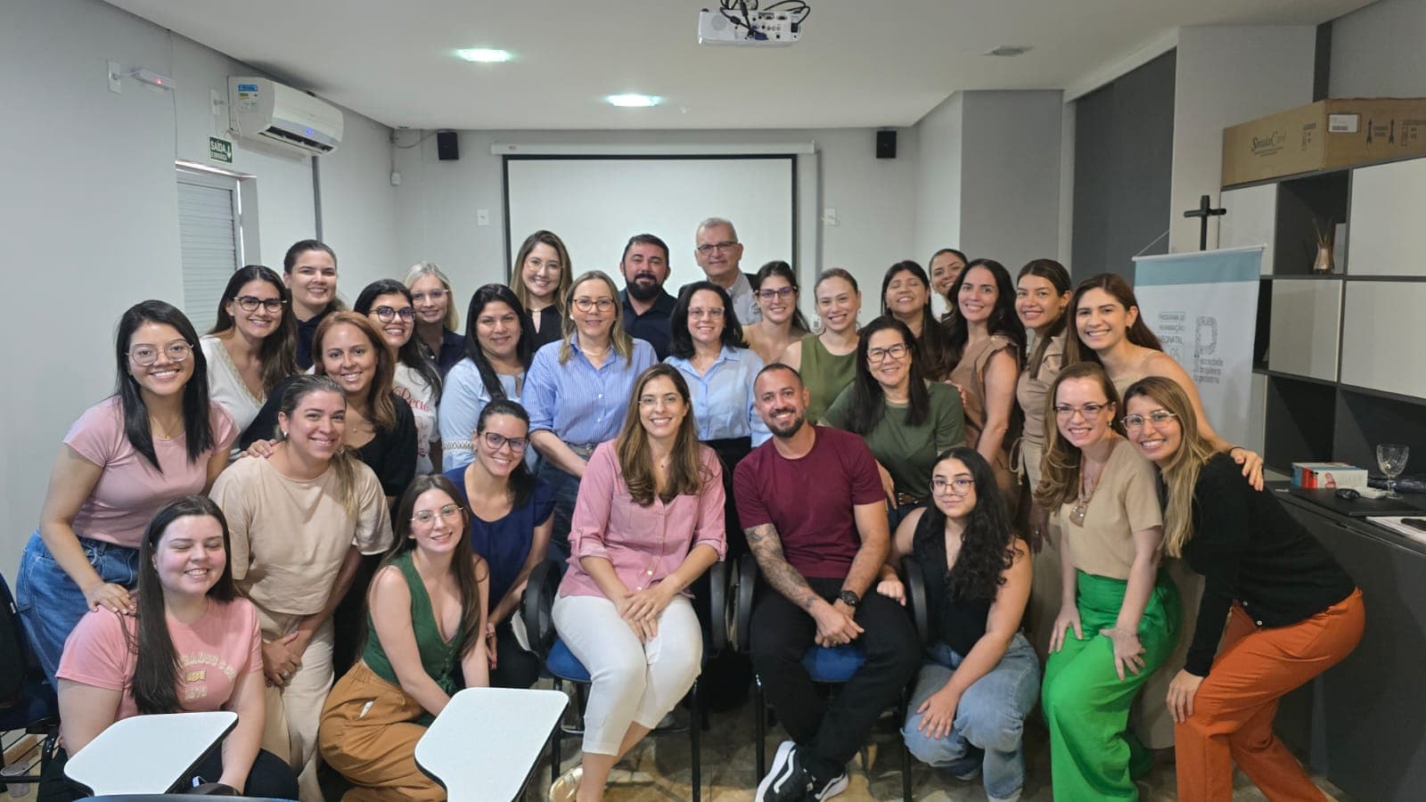 Turma do curso de Asma no Paciente Pediátrico