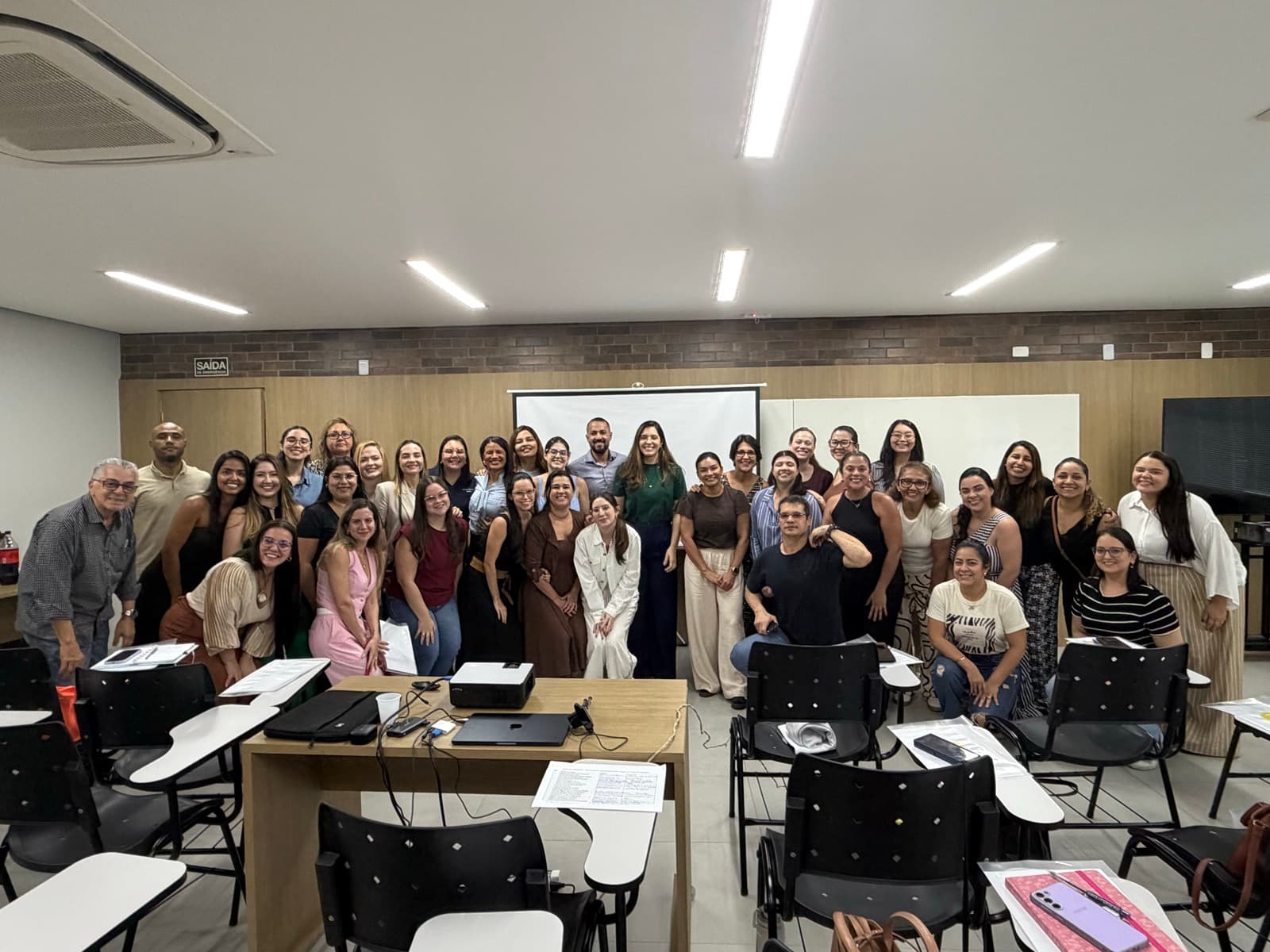Turma do curso de Pneumonia no Paciente Pediátrico